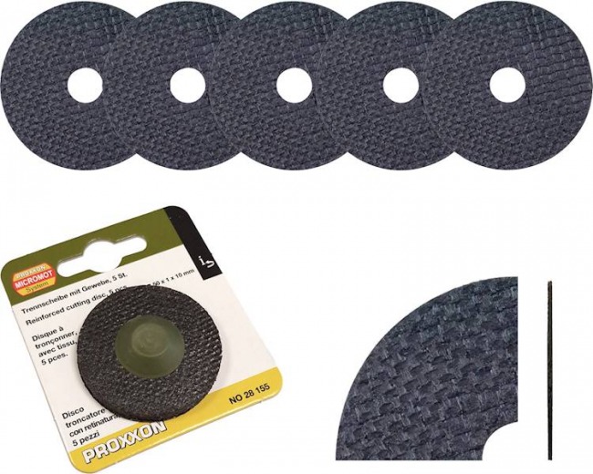 Proxxon 28155 Tarcze tnące korundowe 50x1x10 mm (5 szt.)