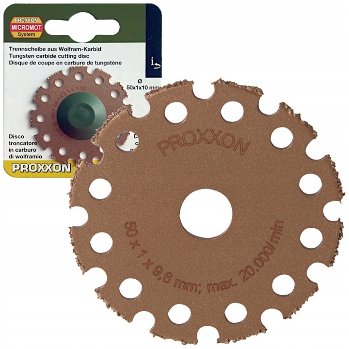 PROXXON PR28556 Tarcza tnąca z węglika wolframu Ø 50 mm