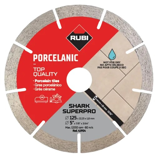 Tarcza do cięcia gresu 125 x 22,23 mm Rubi 41904