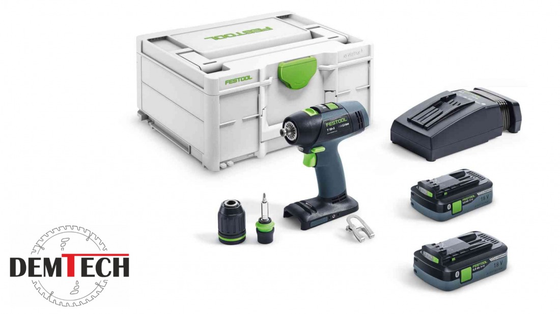 Festool Akumulatorowa wiertarko-wkrętarka T 18+3 HPC 4,0 I-Plus  576446